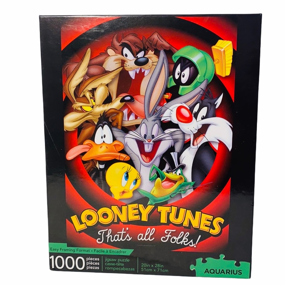 1000 pc Looney Tunes Puzzle by Aquarius